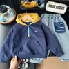 Sudadera con capucha de manga larga para niños y niñas, nueva colección Otoño e Invierno 2026, venta al por mayor