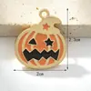 Halloween DIY Accesorios de Joyería Colgante de Aceite Goteando Calabaza Murciélago Fantasma Cráneo Ataúd Pintura en Aerosol Llavero Colgante