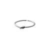Anillo de Línea de Nudo Femenino Nicho Sentido de Alto Nivel Personalidad Simple Estilo ins Anillo de Nudo Pequeño Anillo Abierto