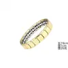 Pulsera Popular de Acero de Titanio Metálico Elástico Antiestático Terapia Magnética Cuidado de la Salud y Ecológica de Yingqi. Venta Directa de Fábrica.