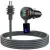 Superventas de Amazon Cargador de Coche con Pantalla Digital de 4ª Generación Carga Súper Rápida 12V/24V a 30V 2A Cargador de Coche