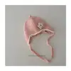 Chapéus de Lã Fofos e Super Fofos com Proteção para as Orelhas para Bebês e Crianças Pequenas no Outono e Inverno, Chapéus com Tira de Flor para Meninas, Chapéus com Proteção para as Orelhas para Meninos e Meninas