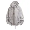 Nova Roupa Masculina Refletiva de Seda de Gelo com Proteção Solar para Casal Repelente de Insetos Secagem Rápida Repelente à Água Esportes ao Ar Livre Proteção UV Externa