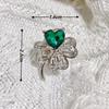 Broche de estilo coreano con incrustaciones de diamantes, nicho de alta gama, aleación de temperamento, hebilla de toalla de seda, abrigo, ramillete de perlas, accesorios de ropa