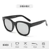 Gafas de Sol de Moda para Hombre, Gafas de Sol Europeas y Americanas Modernas con Protección Solar, Gafas de Sol Polarizadas de Alta Definición Ultraligeras Tr90 para Mujer