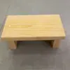 Reposapiés de madera maciza, taburete bajo pequeño, banco pequeño para sala de estar, soporte para plantas, banco elevador, para lavandería y cambio de zapatos