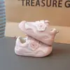 Sapatos para bebês e crianças pequenas para meninas, estilo primavera e outono, sapatos macios com sola antiderrapante para bebês, sapatos funcionais de malha respirável para meninos para crianças pequenas