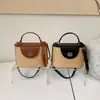 Moda 2026 Nova Bolsa de Mão Casual Retrô de Verão Bolsa Transversal Simples Tendência Bolsa Quadrada Pequena Casual