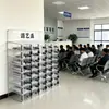 Caixa de armazenamento de celular em acrílico, personalizada de acordo com desenhos e amostras, armário transparente com trava para armazenamento de celular, fornecimento direto da fábrica