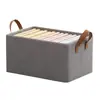 Caja de almacenamiento de ropa y pantalones, cajón para el hogar, armario, ropa, artefacto en capas, compartimento plegable, caja de almacenamiento para cambios de temporada