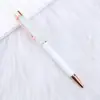 Nova Caneta de Areia Movediça Colorida com Pó de Ouro Infundido em Óleo com Logotipo Imprimível Areia Movediça Presente Criativo de Publicidade Material de Papelaria Estudantil Caneta Esferográfica