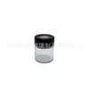Botellas Transparentes de 43 oz con Tapa de Presión y Lupa, Botellas Selladas de Cáñamo, Frascos de Vidrio con Tapa de Presión a Prueba de Niños, Botellas para Crema
