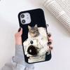 Capa de celular iPhone 15 animal fofo alpaca porco alpaca