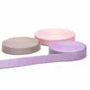 Correas de lencería lisas de colores de 6-15 mm en stock, bandas elásticas de goma de alta elasticidad sin pelusa, tirantes elásticos para sujetador al por mayor