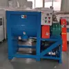 Mezclador de Plástico Horizontal de Acero Inoxidable, Mezclador de Polvo de Plástico Calentado, Equipo de Barril de Secado y Mezcla Industrial con Boquilla