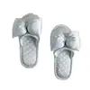 Novas Chinelos Doces com Laço para Mulheres, Leves e Macios para Casa no Verão, Slip-Ons Antiderrapantes para Uso Externo, Atacado