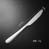 Cuchillo, Tenedor y Cuchara Set Cuchillo para Mantequilla Cuchillo para Filete Estilo Occidental Cuchara para la Cena Tenedor Postre Mantequilla Cuchillo para Mantequilla Acero Inoxidable 1010 Cena