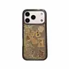 Foil Dorado Dios de la Riqueza Flujo Dorado Deslizante Adecuado para Funda de Teléfono Móvil Apple 17Promax Iphone16 Lujo 15 Anti-Caídas 14