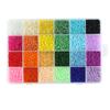 Cuentas de Cristal Mixtas de Colores Transfronterizas con Juego de Herramientas, Cuentas para Punto de Cruz, Materiales para Abalorios, Accesorios para Joyería Hecha a Mano DIY