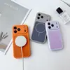 Adequado para Apple 18Promax Capa de Celular Magnética Bicolor Silicone Oficial Iphone17 Capa Protetora de Alta Qualidade 16