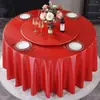 Mantel de Hotel Impermeable, Resistente al Aceite, Resistente al Calor, Mantel sin Lavado, Mantel Individual para Mesa de Comedor, Mesa Redonda Grande de Restaurante, Mantel Especial para Mesa de Banquete de Hotel