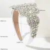Diadema Estilo Barroco Vintage con Pedrería, Diadema Ancha Versátil con un Toque de Lujo para Fiestas de Baile y Banquetes
