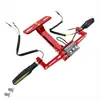 Acessórios de Modificação para Motocicleta Suporte de Placa Curto Universal com Luz LED e Conjunto de Luzes de Seta Combinação