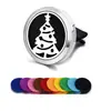 Clip de aromaterapia para coche de acero inoxidable 316L, clip para la boca de aire del coche, clip para perfume de coche, imán para perfume.