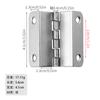 Jingmao Hardware Novo Estilo Chinês 41mm Comprimento Lateral Quatro Dobras Folha de Ferro Antigo 4 Furos Três Dobras Dobradiça Ângulo Reto Borda Angular