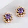 Contas Polidas Quadradas de Zircônia com Inlay de Cobre, Contas Espaçadoras Coloridas com Furo Passante, Acessórios de Contas Soltas para Pulseira Colar Joias DIY