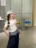 Ropa Infantil Floral y Xun Pantalones Largos para Niña 2026 Verano Nuevo Estilo Coreano Cuadros Falso Dos Piezas Versátil para Superponer Moderno