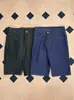 Shorts Jeans Masculinos de Verão Finos, Jeans Casuais Elásticos para Meninos, Calças Culotes Retas Soltas, Calças Médias