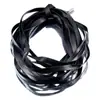 Colar de Cordão de Couro DIY Tira de Couro Preta Bolsa de Couro PU Tira de Borda PU Acabamento em Couro Roupas de Bebê Acessórios de Couro Artificial