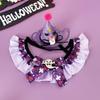 Bufanda de Halloween para Mascotas Nueva Transfronteriza Bufanda de Lazo para Gato Sombrero de Bola de Lentejuelas para Perro Accesorios de Disfraz