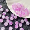 Cuentas de Vidrio de Dos Colores de 8 mm Sueltas Hechas a Mano Accesorios para Pulseras DIY Venta al por Mayor Joyería para Collares Materiales para Cuentas