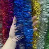 Fita de Natal de lã em tira dupla nova transfronteiriça de 2 metros 9CM festival de flores layout de palco decoração de festa tira colorida