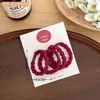 Set de Cintas de Pelo de Hilo de Colores Cintas de Pelo Simples de Alta Elasticidad Bandas de Goma Anillos para el Cabello Femeninos Versátiles Cintas para Coletas Accesorios para el Cabello