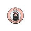 Gato Gordo Gato fofo Broche de Gato Desenho animado Europeu e Americano Garra de Gato Dedo do pé Equipe do oceano Pino de esmalte Acessórios para roupas