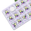 Triângulo Gordo Fundo Plano Costurado à Mão Broca Triângulo Gordo Vidro AB Fivela Plana Strass Acessórios de Joia DIY Acessórios para Vestuário Adesivo Broca