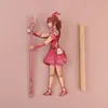 Frete Grátis Brinquedos de Marionetes de Sombra de Madeira Jornada ao Oeste Marionete Sun Wukong Brinquedos de Marionetes de Sombra Nostálgicos Tradicionais Marionete de Sombra Cultural e Criativo