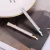 Accesorio para el Cabello Coreano Pasador Electroplateado para Mujer, Pinza Superior Sencilla con Pedrería para Flequillo, Venta al por Mayor de Pasadores en Taobao