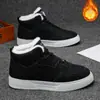 Zapatos de Hombre Invierno 2025 Nuevos de Caña Alta Suela Gruesa para Aumentar Altura Casual Forrados de Borrego Calientes Tenis Tendencia Deportiva Juvenil para Hombre