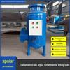 Dispositivo de tratamento de água integrado de processo completo do tipo filtro inteiro para descalcificação e dispositivo de dosagem de qualidade da água desmineralizada