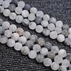 Cuentas Sueltas de Cristal para Cabello Negro Natural Cuentas Redondas Esmeriladas Pulsera de Cristal Pulsera Semiterminada Collar Accesorios de Joyería DIY Cuentas