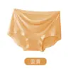 Roupa íntima feminina 50S Modal de Alta Elasticidade, Forro de Algodão na Virilha, Cintura Média, Sem Costura, Tamanho Grande, Shorts Triângulo Finos, Peça de Baixo Respirável