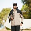 Chaqueta Tres en Uno Desmontable para Hombre y Mujer Ropa de Montañismo Chaqueta Cortavientos e Impermeable Gran Marca Mismo Estilo Impresión por Lotes