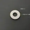 Anillo Cerámico de Alúmina Resistente al Desgaste, Resistente a Altas Temperaturas, Aislante Térmico, Arandela Resistente a la Corrosión Paquete de 10