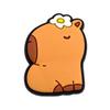 Bonito Dos Desenhos Animados Capivara Série Buraco Sapatos Sapatos Flor Sapato Fivela Capibala Engraçado Sapato Acessórios DIY