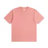 Camiseta de algodón puro de estilo europeo y americano, corte holgado, con logo personalizado, hombros ligeramente caídos, camisa cultural, manga corta, hecha a medida, ropa de trabajo 100% algodón con texto impreso