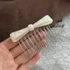 Peine de Acetato con Forma de Lazo, Pasador para el Cabello para Mujer, Peine Lateral para Flequillo, Pinza para el Cabello de Otoño e Invierno, Pasador Antideslizante